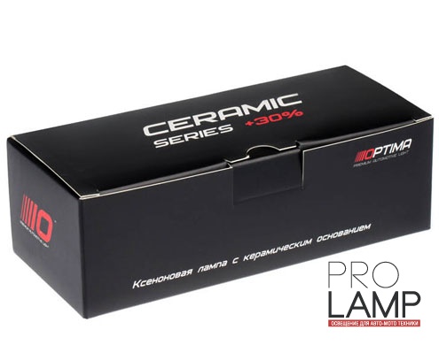 Ксеноновые лампы Optima Premium Ceramic +30% H27 3100К — ksenonovaya lampa OP Ceramic 30 3000K H3 4