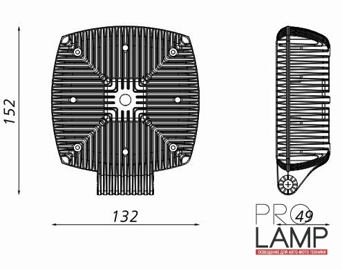 Фара рабочего света PRL-GM-40 — PRL GM 40 2